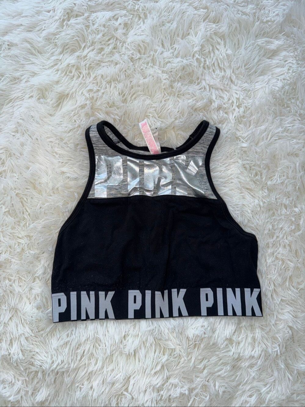 Size S pink Victoria’s Secret sports bra